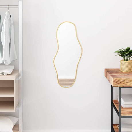 Vidaxx Wandspiegel 70x30 cm goldfarben