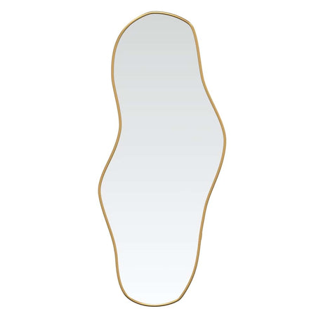 Vidaxx Wandspiegel 100x45 cm goldfarben