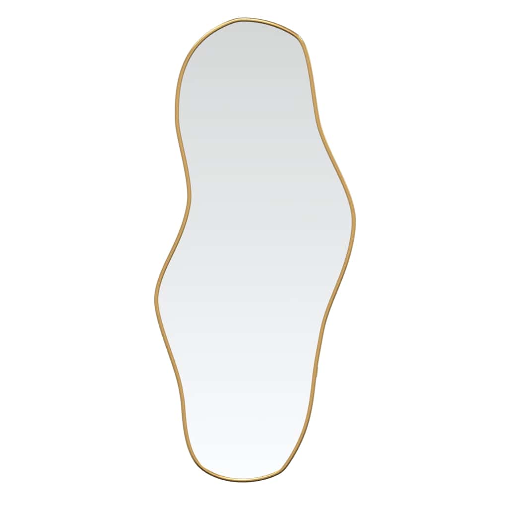 VidaXL Wandspiegel 100x45 cm goldfarben