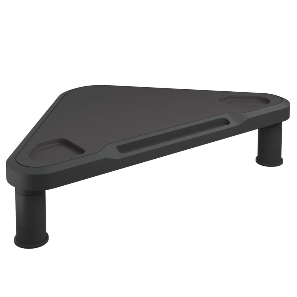 Vidaxl monitorstandaard hoek 49x28x10,5 cm zwart