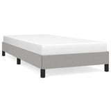 Vidaxl bedframe zonder matras 80x200 cm stof lichtgrijs