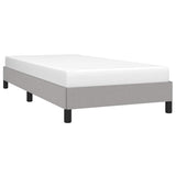 Vidaxl bedframe zonder matras 100x200 cm stof lichtgrijs