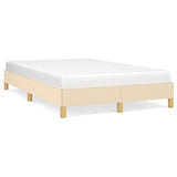 Vidaxl bedframe zonder matras 120x200 cm stof crèmekleurig