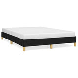 Vidaxl bedframe zonder matras stof zwart 140x190 cm