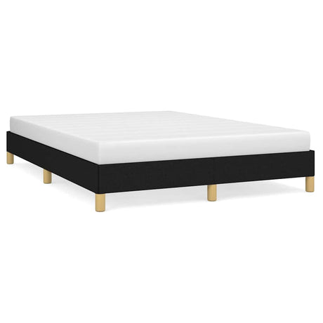 Vidaxl bedframe zonder matras stof zwart 140x190 cm