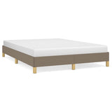 Vidaxl bedframe zonder matras stof taupe 160x200 cm