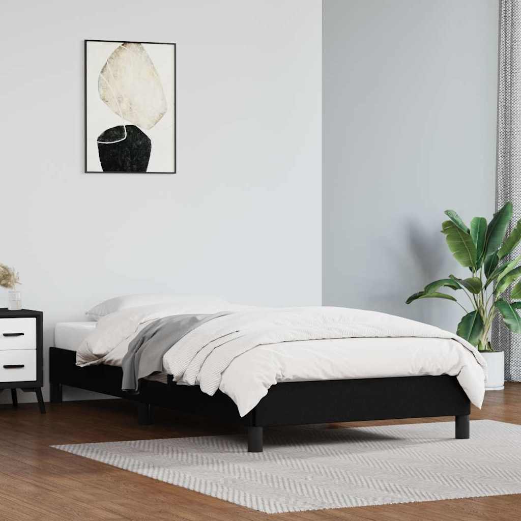 Vidaxl bedframe kunstleer zwart 80x200 cm