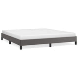 Vidaxl bedframe kunstleer grijs 180x200 cm