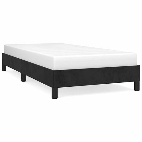 Vidaxl bedframe fluweel zwart 90x190 cm