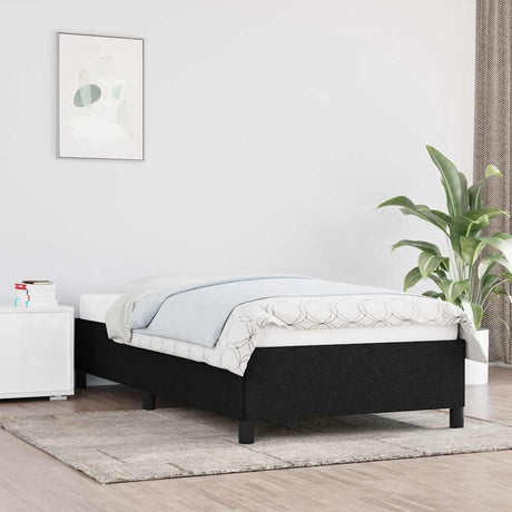 Vidaxl bedframe zonder matras 90x190 cm stof zwart