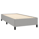 Vidaxl bedframe zonder matras 90x200 cm stof lichtgrijs