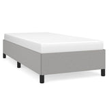 Vidaxl bedframe zonder matras 100x200 cm stof lichtgrijs