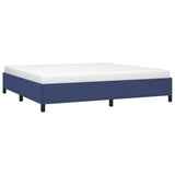 Vidaxl bedframe zonder matras stof blauw 200x200 cm