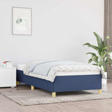 Vidaxl bedframe zonder matras 90x200 cm stof blauw