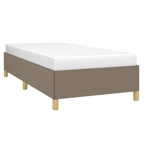 Vidaxl bedframe zonder matras 100x200 cm stof taupe