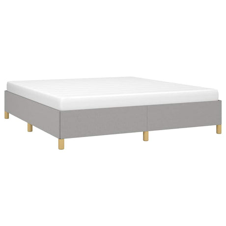 Vidaxl bedframe zonder matras stof lichtgrijs 160x200 cm