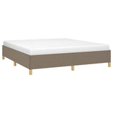 Vidaxl bedframe zonder matras stof taupe 180x200 cm