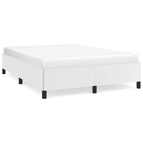 Vidaxl bedframe zonder matras 140x190 cm kunstleer wit