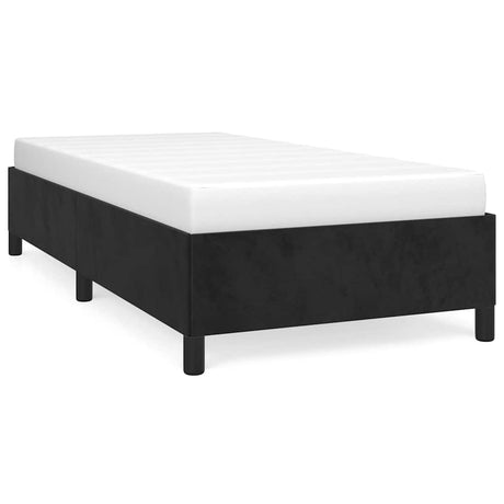 Vidaxl bedframe zonder matras 100x200 cm fluweel zwart