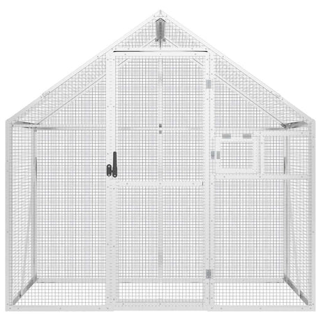 Vidaxx Voliere 179x100x185 m Aluminium Silber