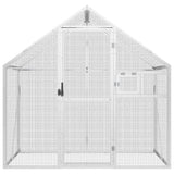 Vidaxx Voliere 179x100x185 m Aluminium Silber