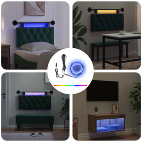 Vidaxl led-strip met led-stripverlichting zwart 180 cm smd5050