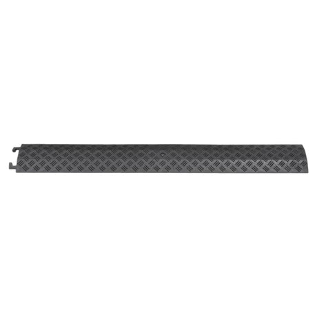 VIDAXL -Kabelschutz Schwellenwert 2 PCs 98,5 cm Schwarz