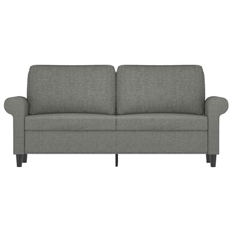 Vidaxl tweezitsbank 140 cm stof donkergrijs