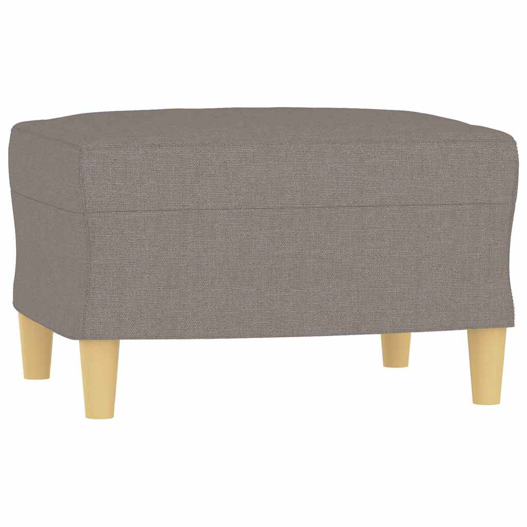 Vidaxl voetenbank 60x50x41 cm stof taupe