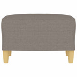 Vidaxl voetenbank 60x50x41 cm stof taupe