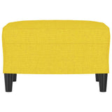 Vidaxl voetenbank 60x50x41 cm stof geel