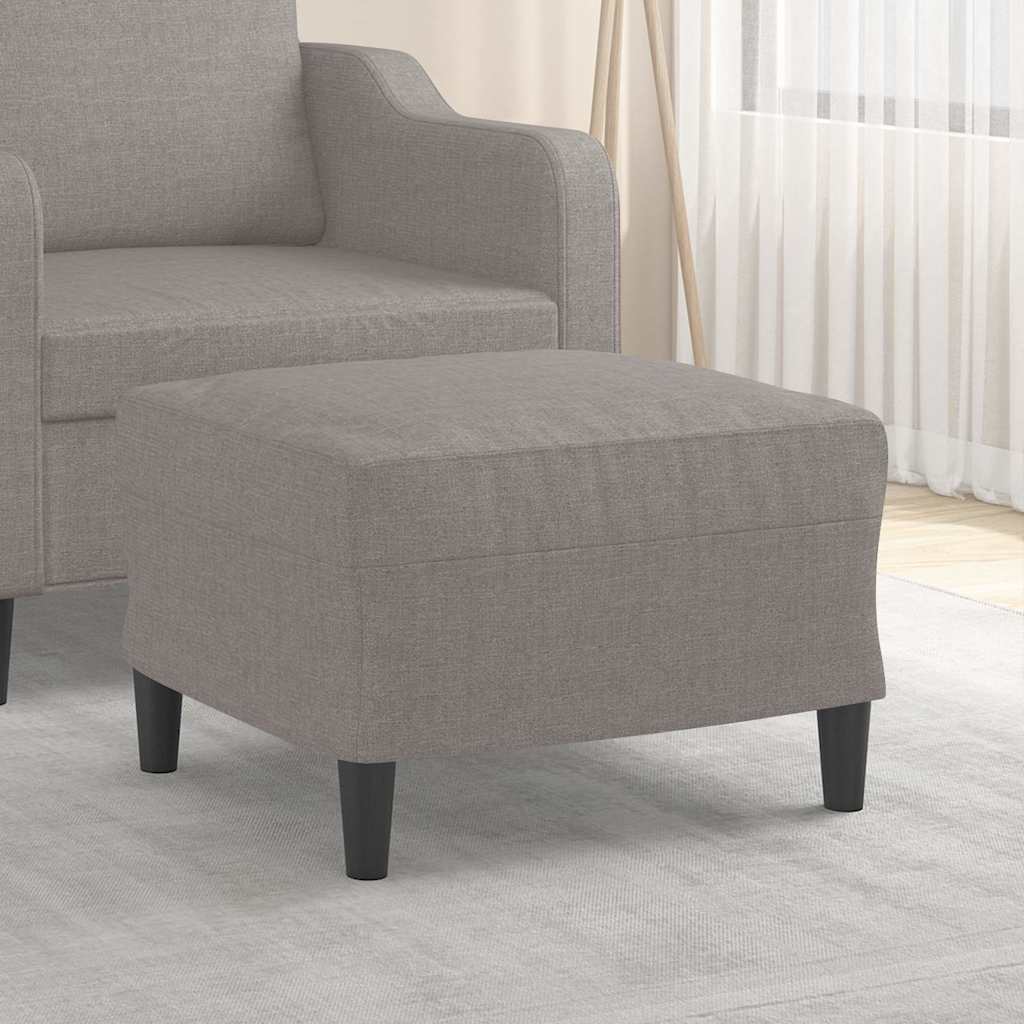Vidaxl voetenbank 60x50x41 cm stof taupe