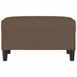 Vidaxl voetenbank 70x55x41 cm stof bruin