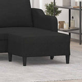 Vidaxl voetenbank 70x55x41 cm stof zwart