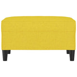 Vidaxl voetenbank 70x55x41 cm stof lichtgeel