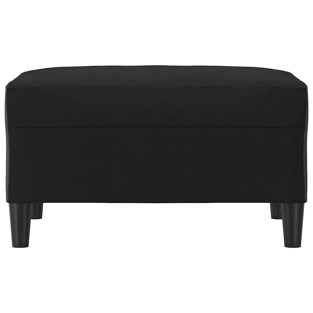 Vidaxl voetenbank 70x55x41 cm kunstleer zwart