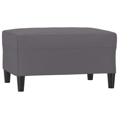 Vidaxl voetenbank 70x55x41 cm kunstleer grijs
