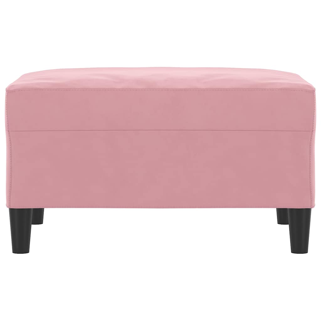 Vidaxl voetenbank 70x55x41 cm fluweel roze