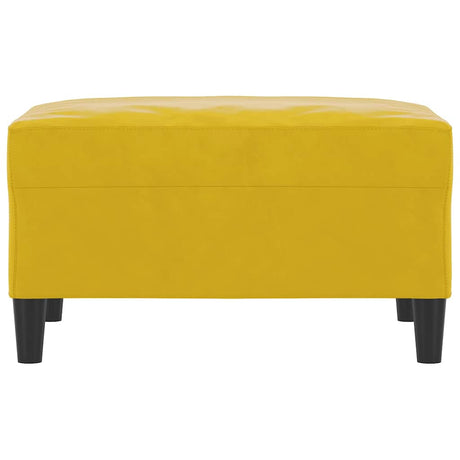Vidaxl voetenbank 70x55x41 cm fluweel geel