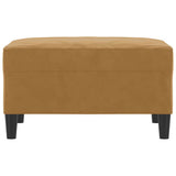 Vidaxl voetenbank 70x55x41 cm fluweel bruin