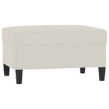 Vidaxl voetenbank 70x55x41 cm fluweel crèmekleurig