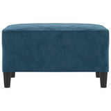 Vidaxl voetenbank 70x55x41 cm fluweel blauw