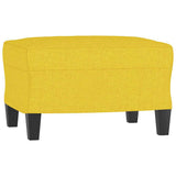 Vidaxl voetenbank 60x50x41 cm stof geel
