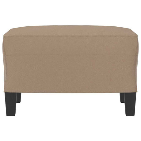 Vidaxl voetenbank 60x50x41 cm kunstleer cappuccino