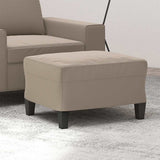 Vidaxl voetenbank 60x50x41 cm microvezelstof taupe