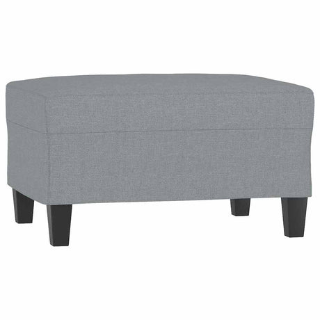 Vidaxl voetenbank 70x55x41 cm stof lichtgrijs