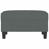 Vidaxl voetenbank 70x55x41 cm stof donkergrijs