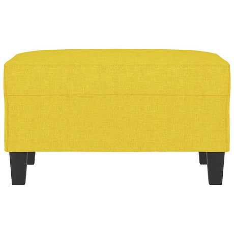 Vidaxl voetenbank 70x55x41 cm stof lichtgeel