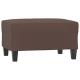Vidaxl voetenbank 70x55x41 cm kunstleer bruin