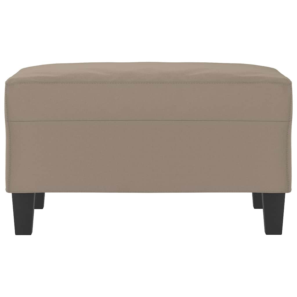 Vidaxl voetenbank 70x55x41 cm microvezelstof taupe